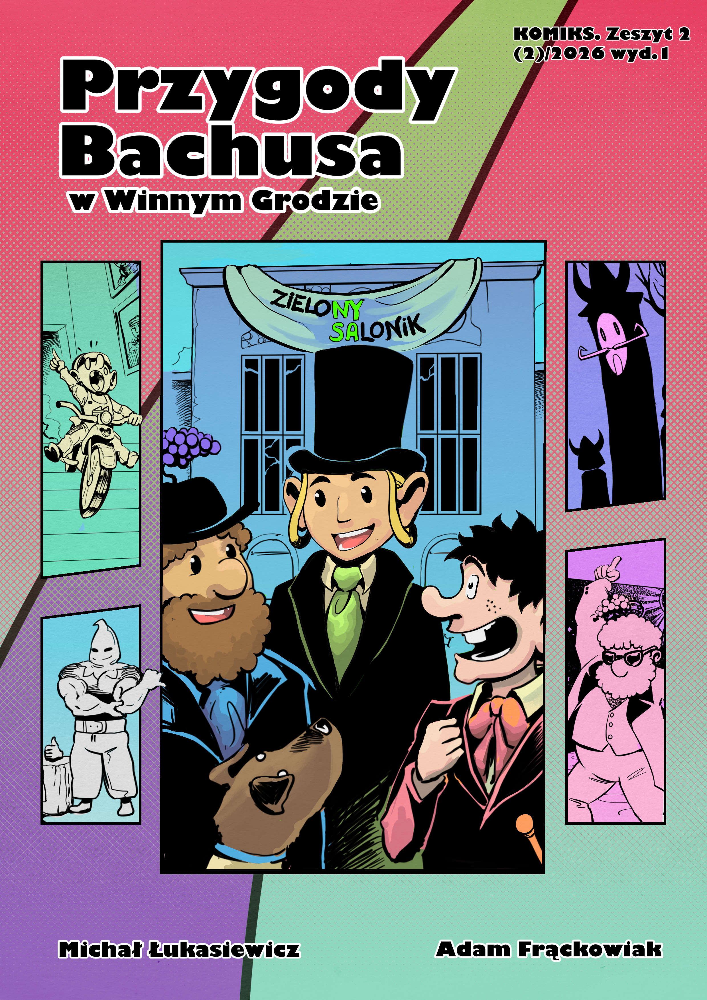 Książka - 2 Zeszyt Komiksu Przygody Bachusa w Winnym Grodzie