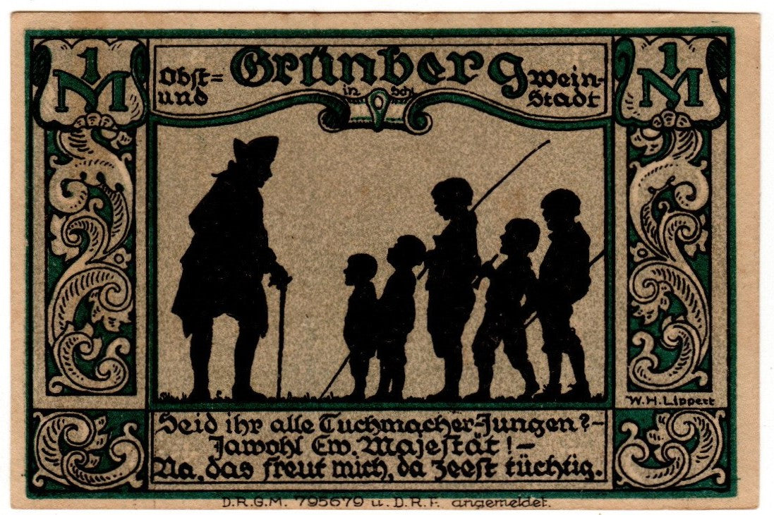 Cegiełka 50 zł, GRINEGORA, na wydanie katalogu bonów Grunberg i Bachnotów