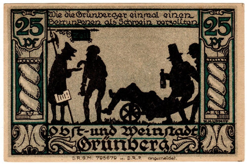 Cegiełka 10 zł, GRINEGORA, na wydanie katalogu bonów Grunberg i Bachnotów