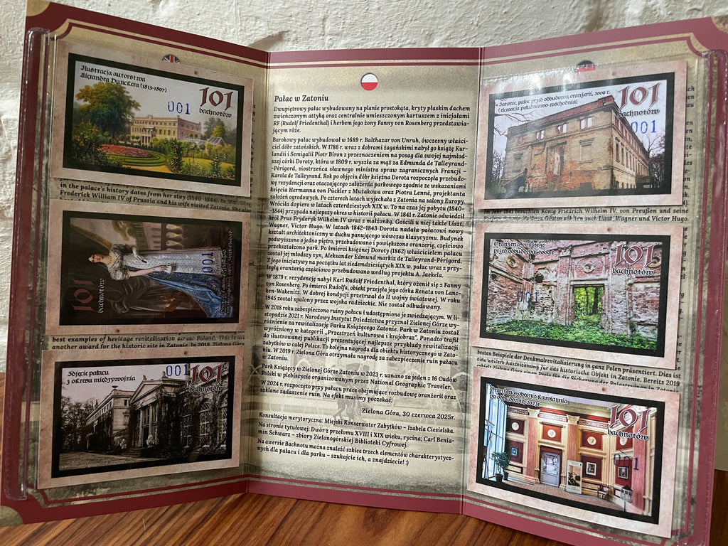 Bachnoty PAŁAC W ZATONIU (Banknoty Bachusa)