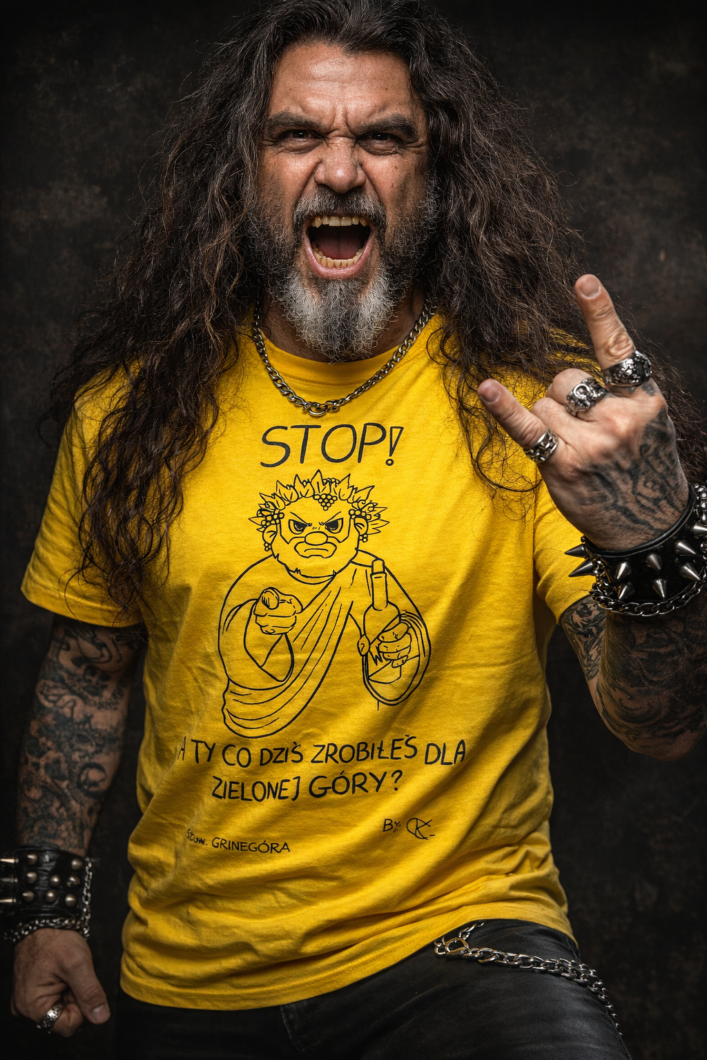 T - shirt BACHUS - STOP! - dostępne od ręki
