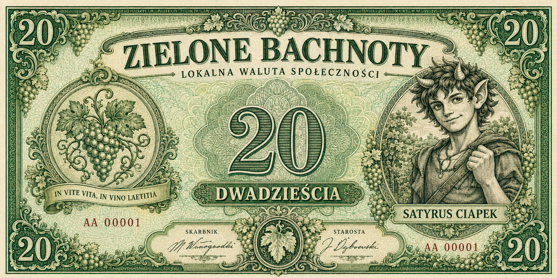 Zielony Bachnot 20