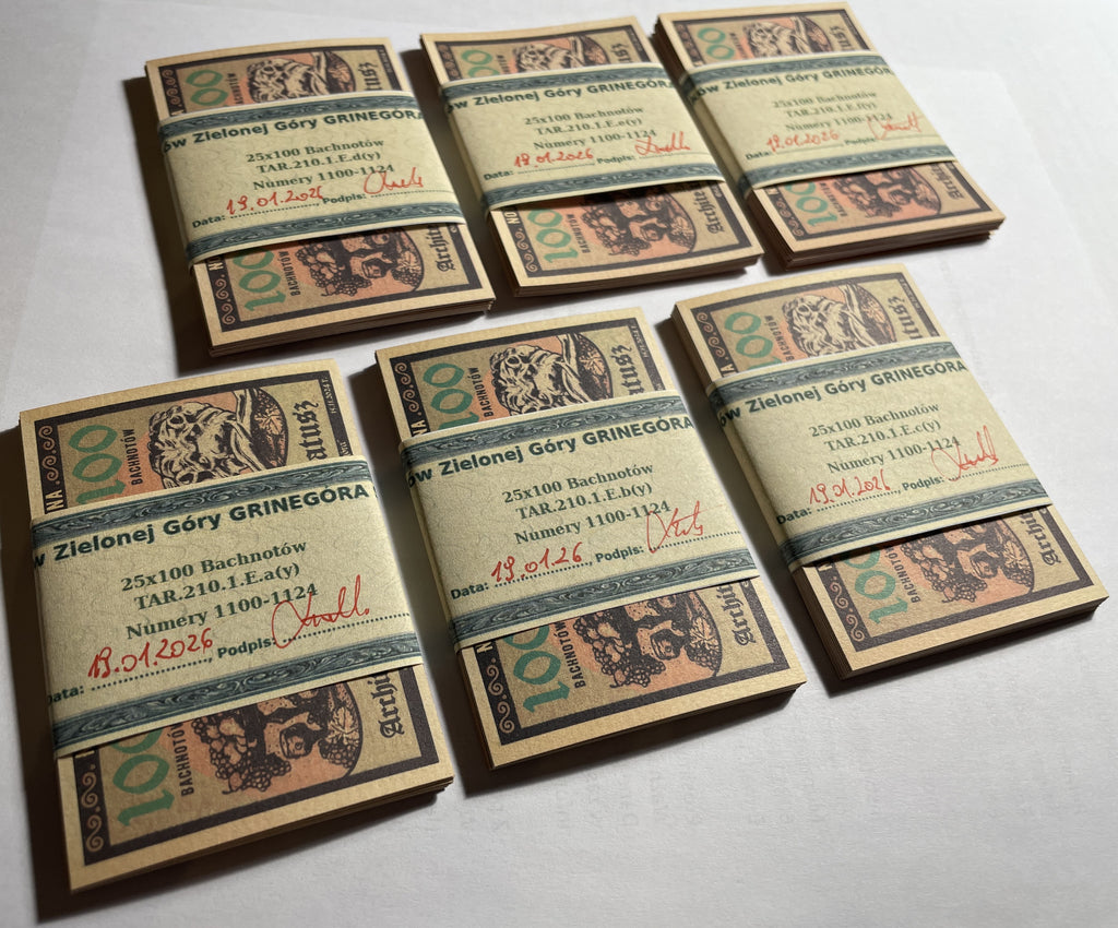 PACZKA z SOLIDEM 1111 - Bachnoty RATUSZ (Banknoty Bachusa)