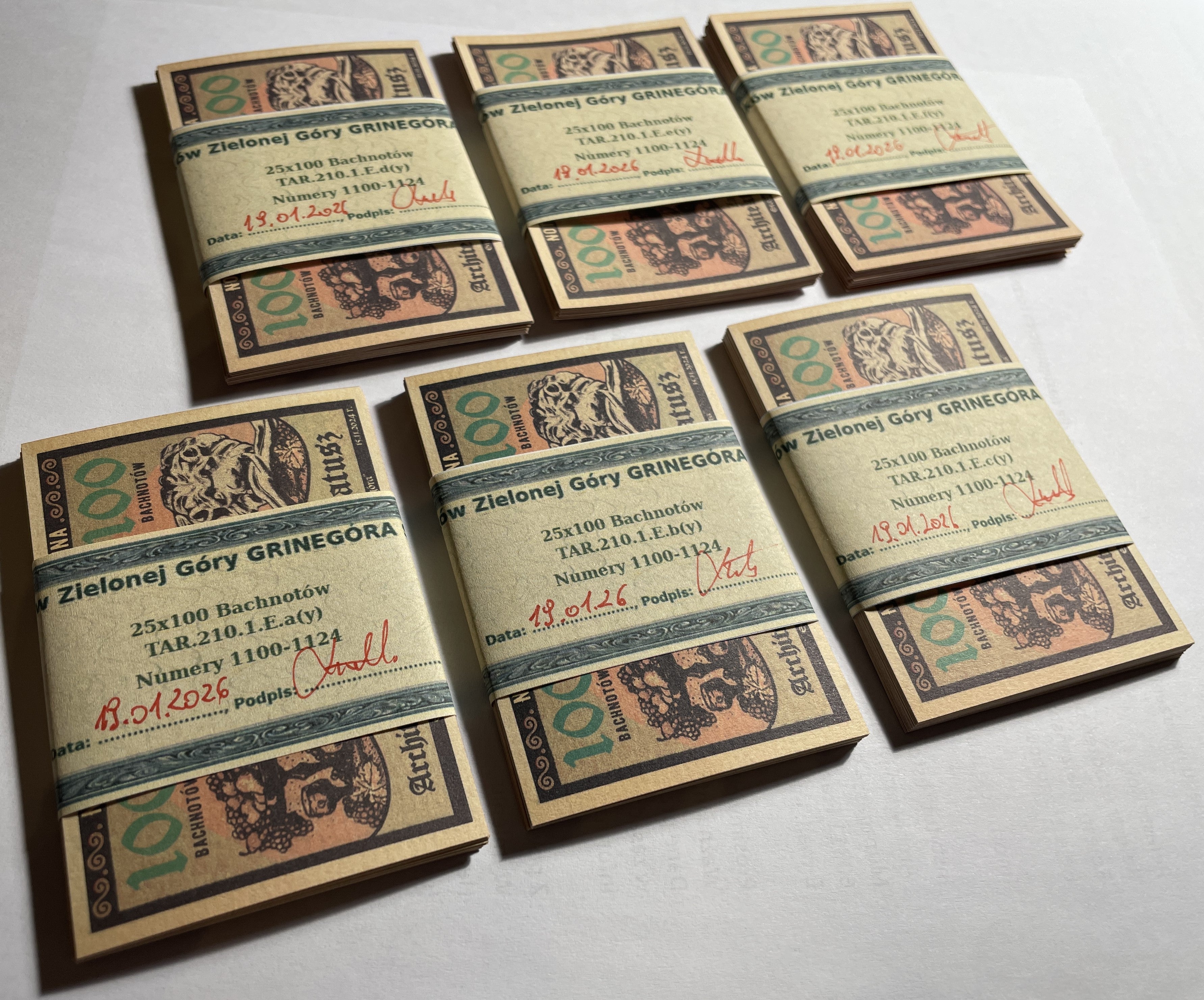 PACZKA z SOLIDEM 1111 - Bachnoty RATUSZ (Banknoty Bachusa)