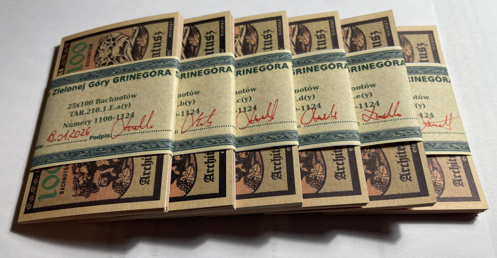 PACZKA z SOLIDEM 1111 - Bachnoty RATUSZ (Banknoty Bachusa)