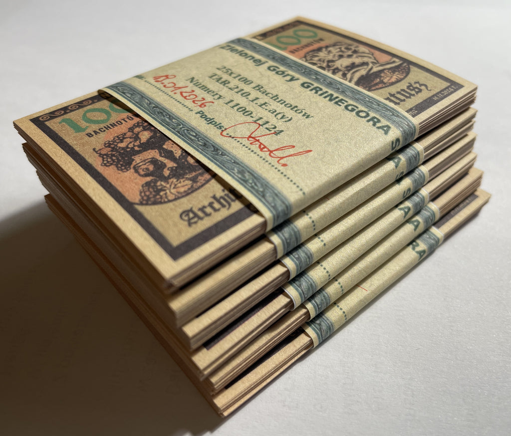 PACZKA z SOLIDEM 1111 - Bachnoty RATUSZ (Banknoty Bachusa)