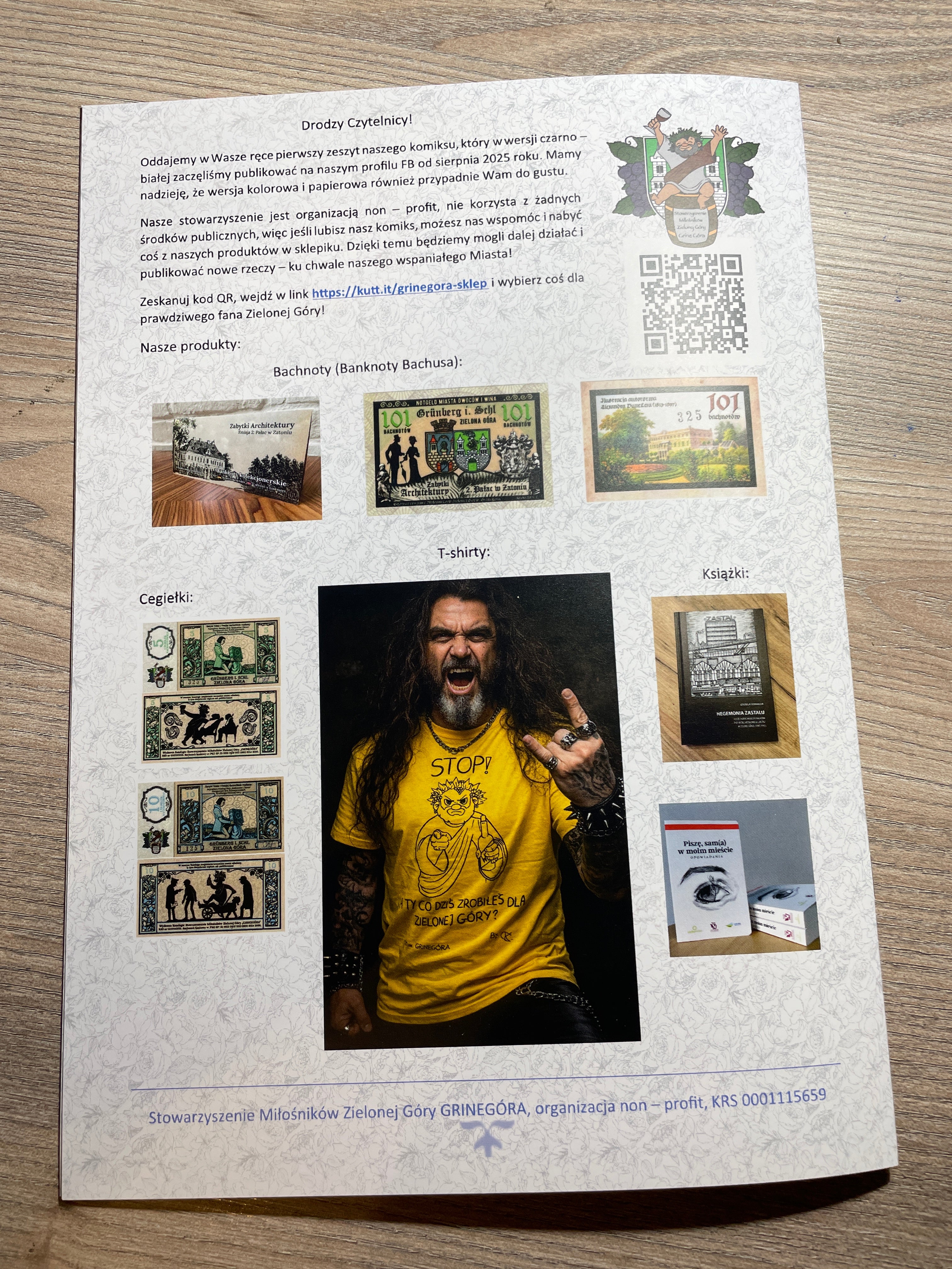 Książka - Komiks Przygody Bachusa w Winnym Grodzie