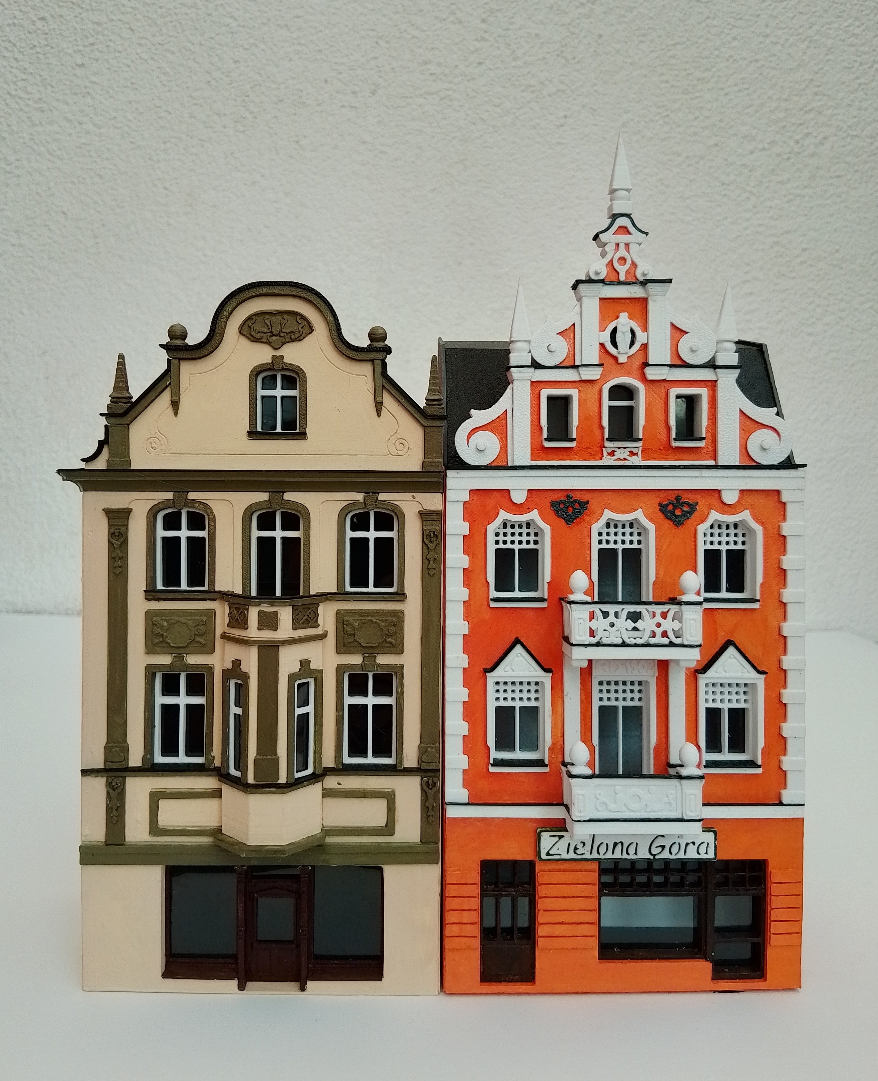 Makieta kamieniczki przy ul. Stary Rynek 24 w Zielonej Górze
