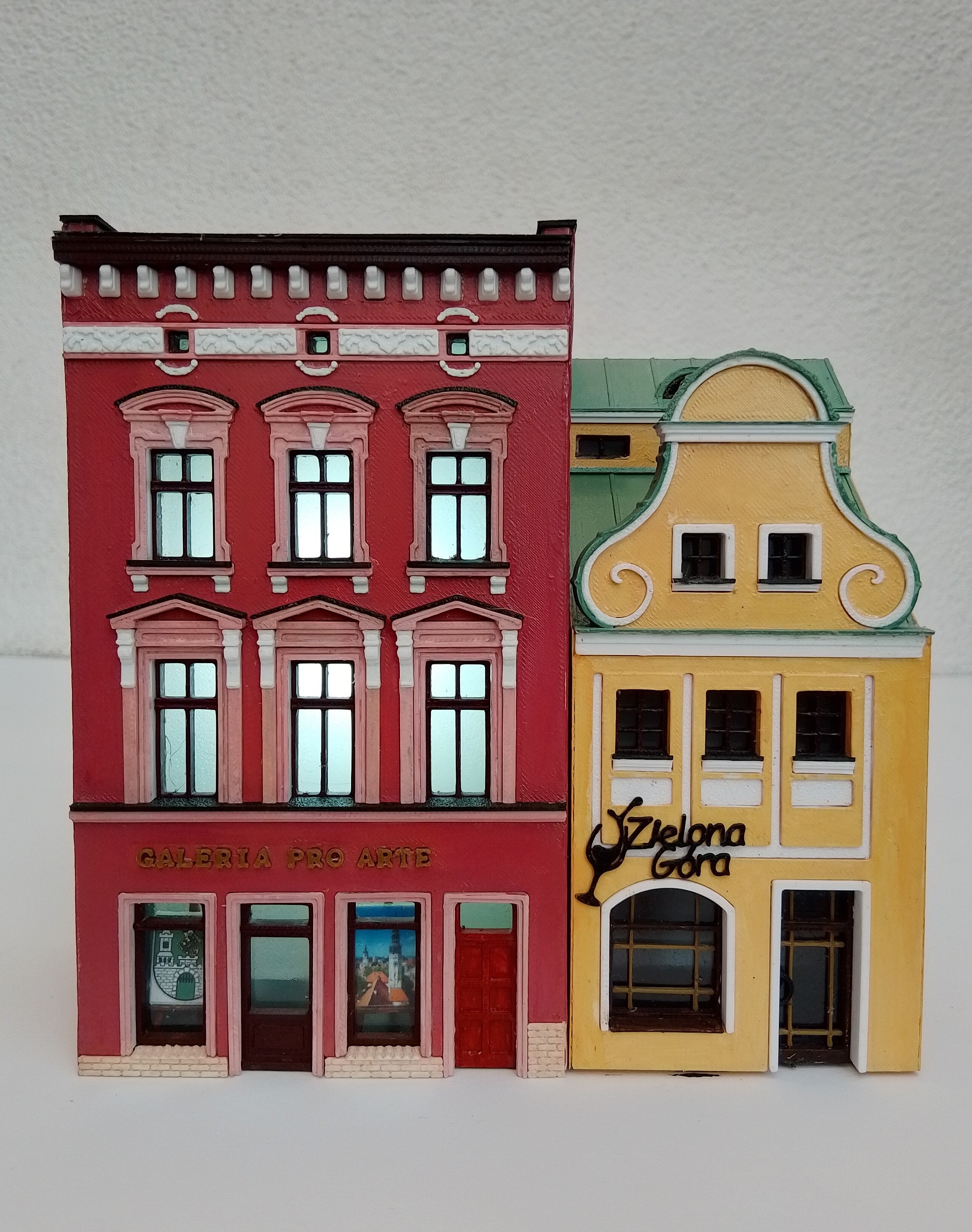 Makieta kamieniczki przy ul. Stary Rynek 3 w Zielonej Górze