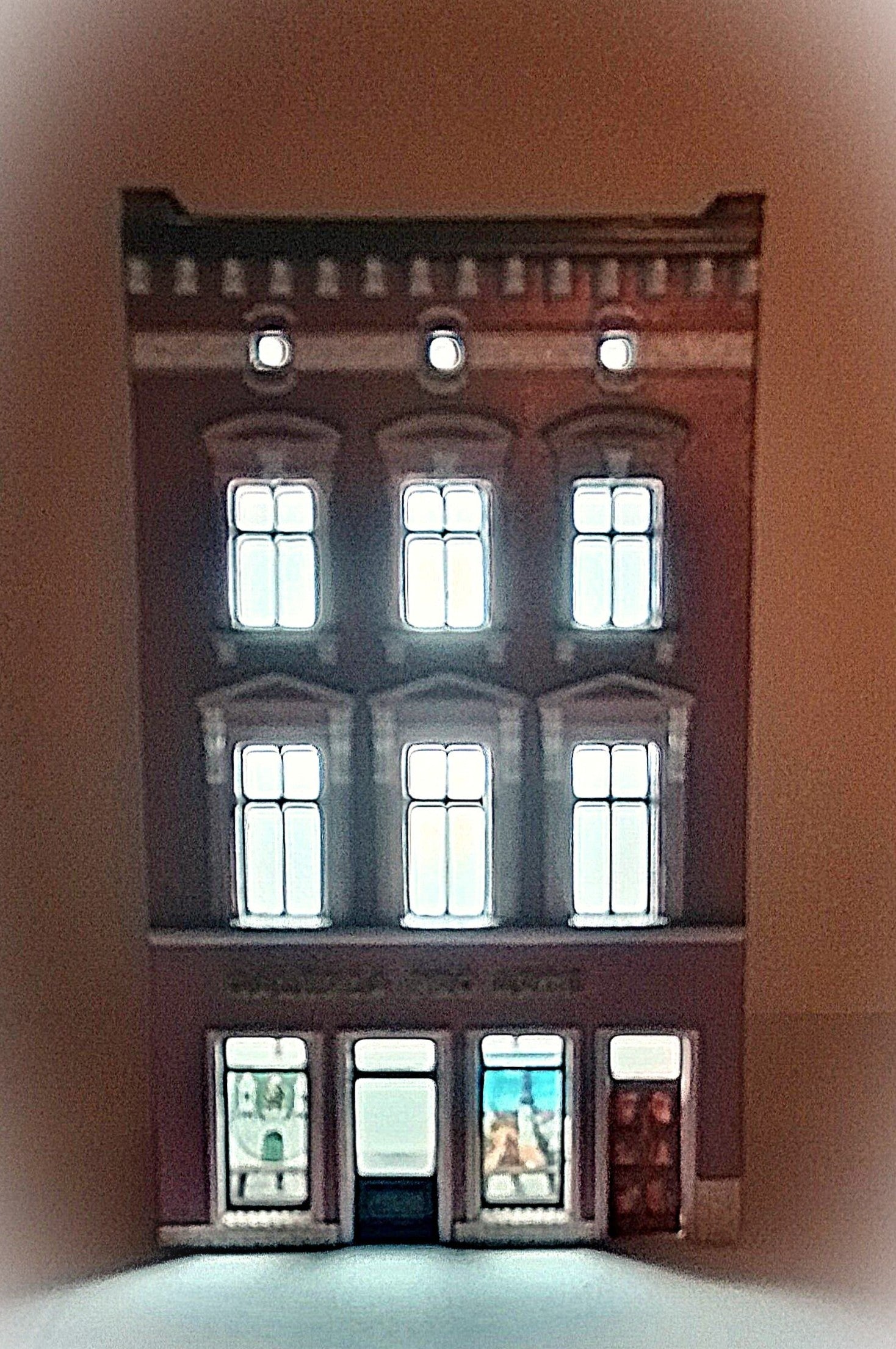 Makieta kamieniczki przy ul. Stary Rynek 3 w Zielonej Górze