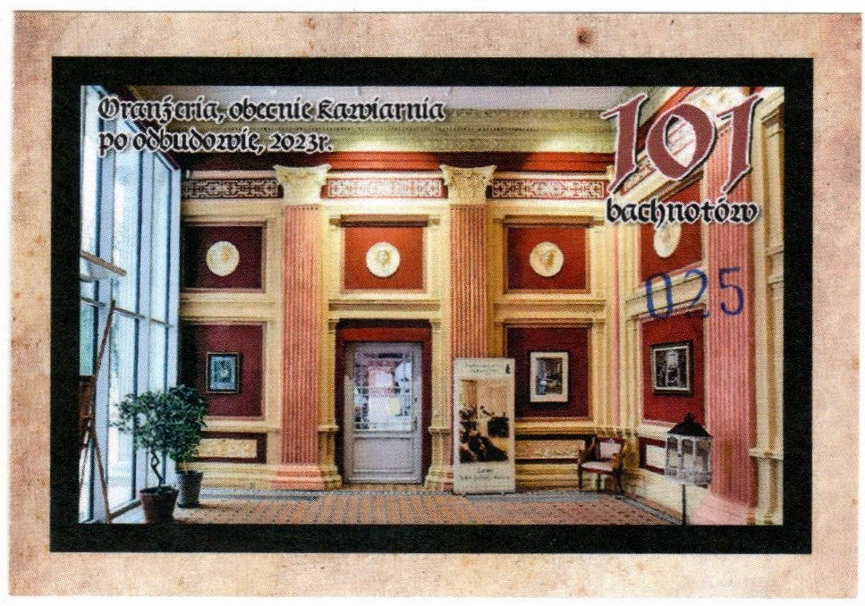 Bachnoty PAŁAC W ZATONIU (Banknoty Bachusa)