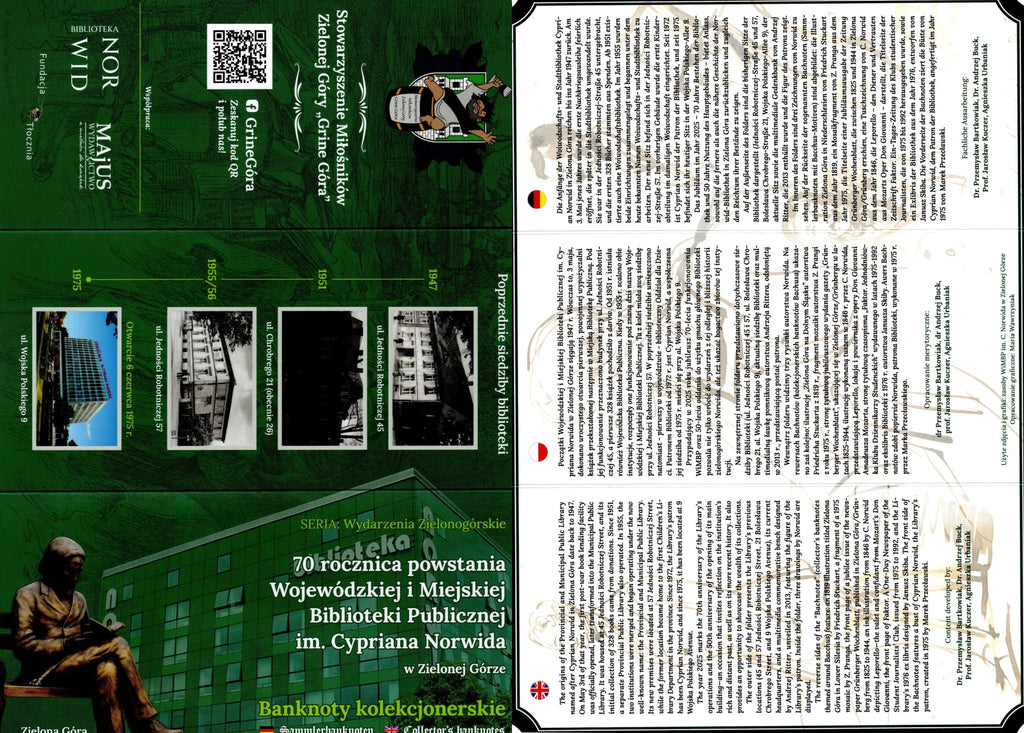 Bachnoty NORWID BIBLIOTEKA (Banknoty Bachusa)