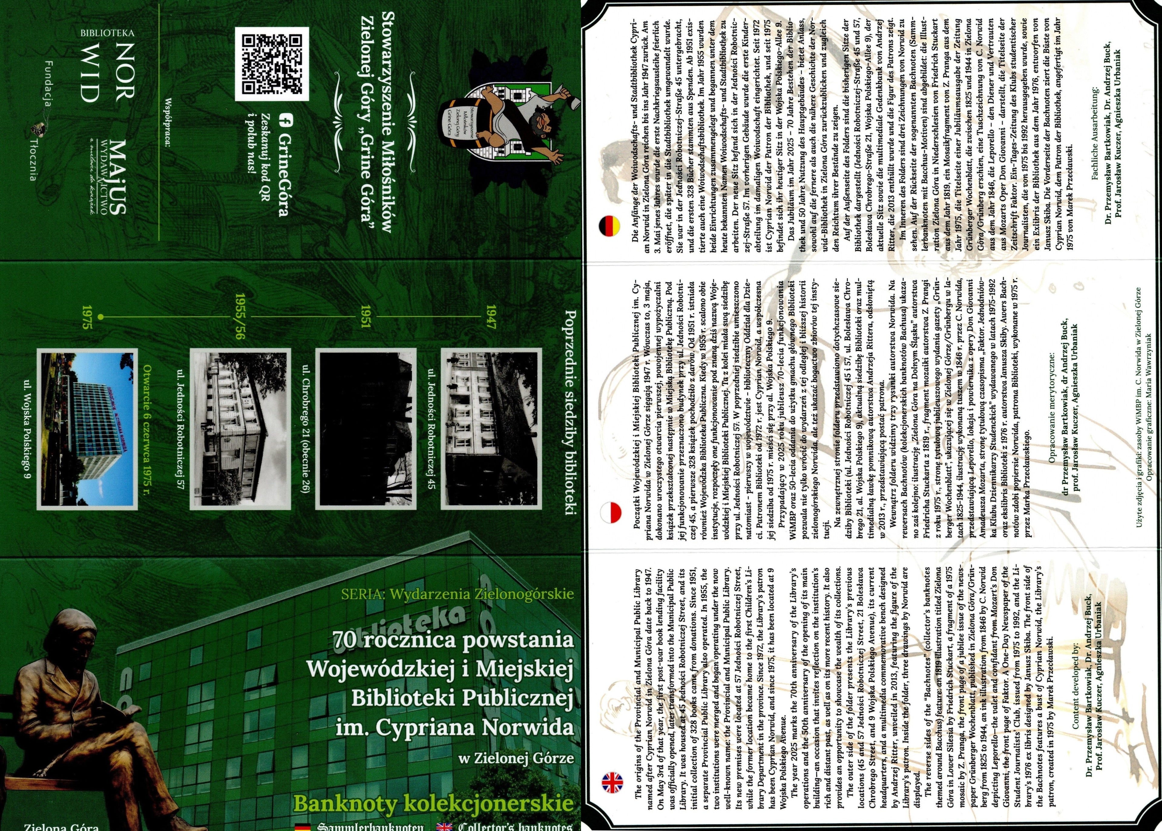 Bachnoty NORWID BIBLIOTEKA (Banknoty Bachusa)