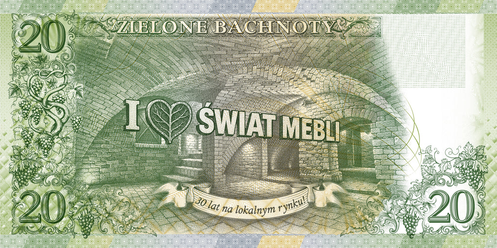 Pełny zestaw Zielonych Bachnotów 1 emisji - jedyna w kraju lokalna waluta obiegowa!