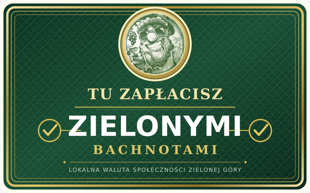 ZESTAW STARTOWY (TYLKO DLA FIRM Z ZIELONEJ GÓRY) DLA PARTNERA ZIELONYCH BACHNOTÓW