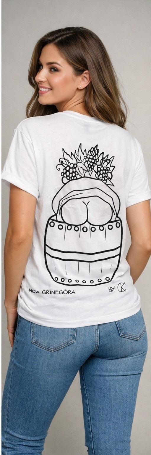 T - shirt BACHUS w beczce, dwustronna, dostępna od ręki