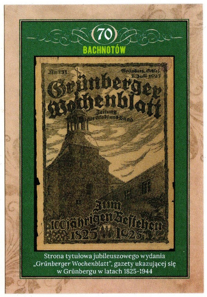 Bachnoty NORWID BIBLIOTEKA (Banknoty Bachusa)