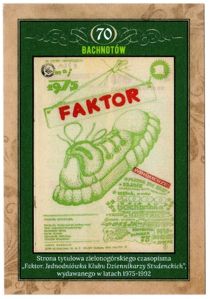 Bachnoty NORWID BIBLIOTEKA (Banknoty Bachusa)